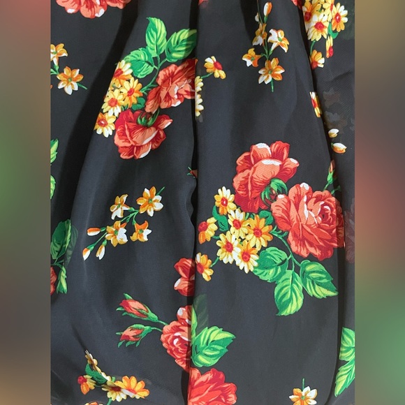 LuLaRoe Floral Print Maxi Skirt - Picture 4 of 13